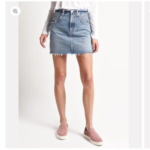 AGOLDE PALMER HIGH WAIST MINI SKIRT DENIM - Size 26 SKU:453